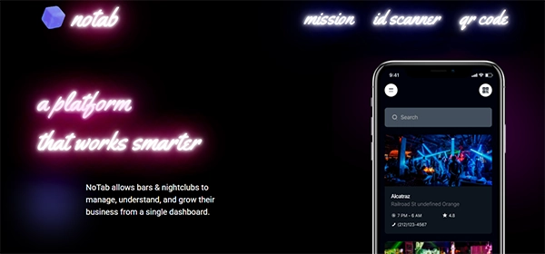 NoTab – Platform for Manage Clubs
