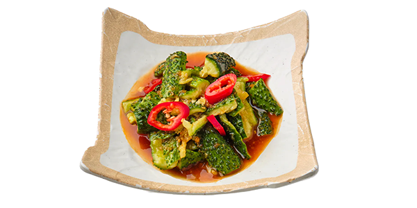 Фото салата из битых огурцов